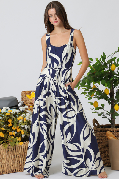 SQUARE  NECK JUMPSUIT