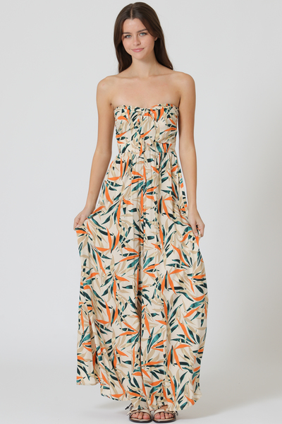 C.F TIE TUBE JUMPSUIT