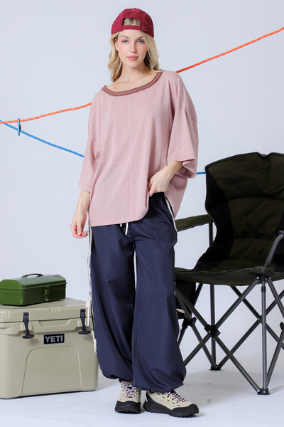 SIDE TIE DETAIL JOGGER PANTS