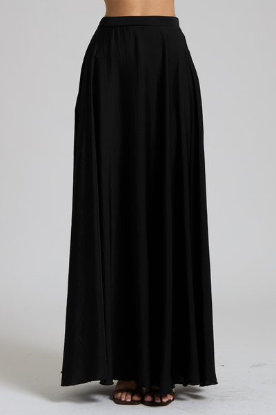 satin bias cut maxi skirt